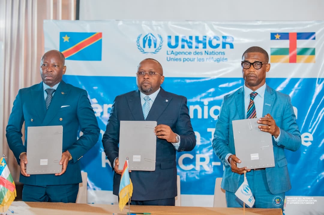 Rapatriement des réfugiés : la RDC, la RCA et le HCR renforcent leur coopération pour une reprise sécurisée des retours volontaires