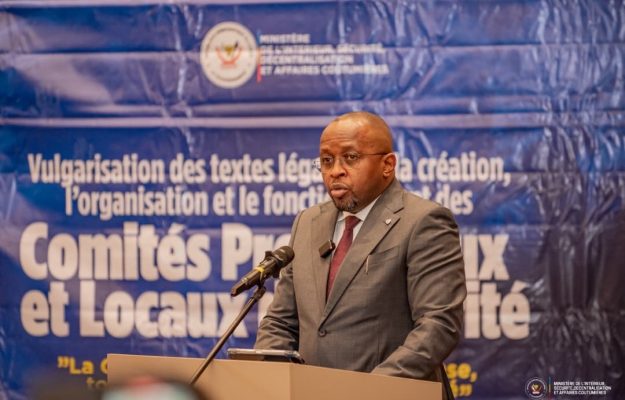 Gouvernance sécuritaire à la base : le VPM SHABANI sensibilise les confessions religieuses à leur participation aux réunions des comités de sécurité élargis