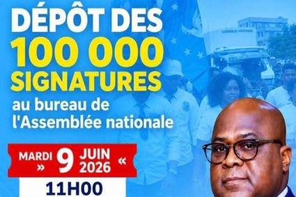 Révision constitutionnelle en RDC : Mardochée Nsele Minga annonce le dépôt de 100 000 signatures à l’Assemblée nationale