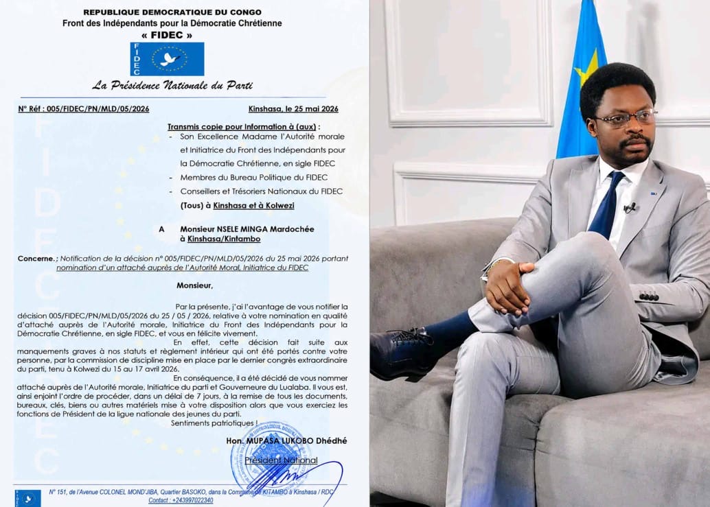 FIDEC : Mardochée Nsele brise le silence et dénonce une campagne de désinformation