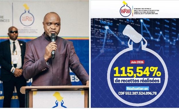 Mobilisation des recettes : la DGRAD franchit un nouveau cap, Étienne Utshudi confirme sa dynamique de résultats