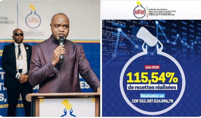 Mobilisation des recettes : la DGRAD franchit un nouveau cap, Étienne Utshudi confirme sa dynamique de résultats