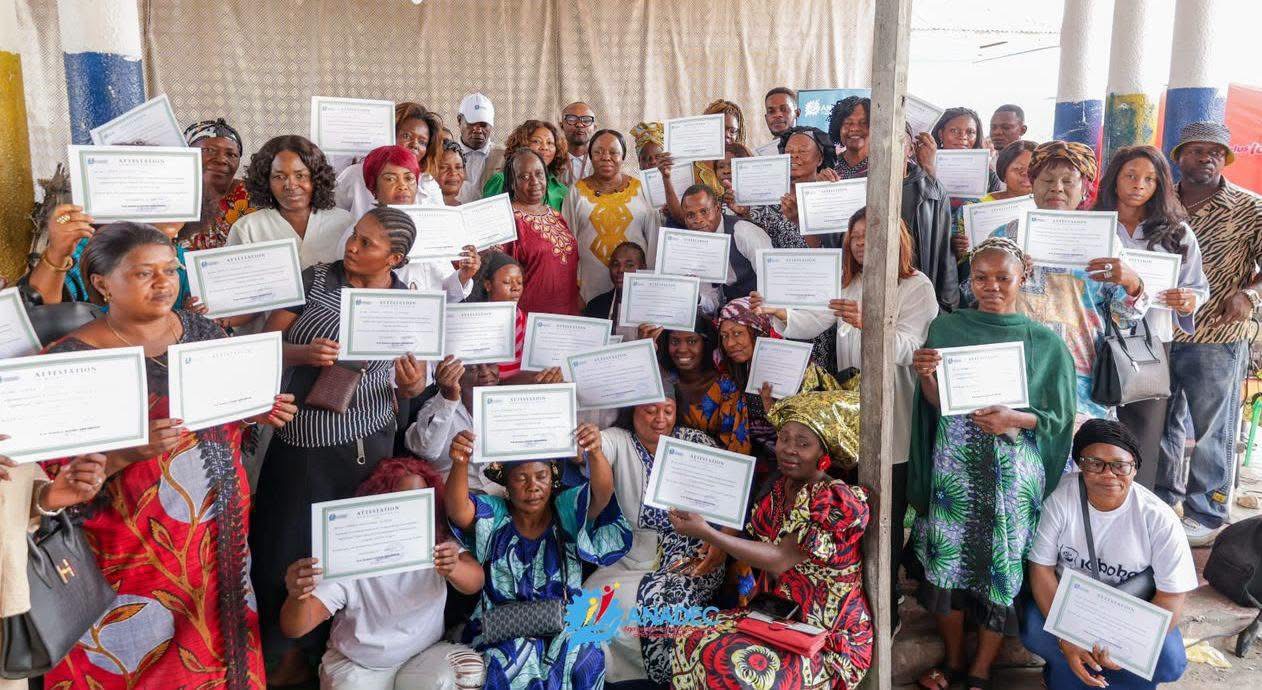 Kinshasa : l’ANADEC certifie 250 femmes entrepreneures pour renforcer l’entrepreneuriat féminin