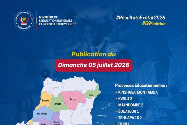 EXÉTAT 2026 : LA COURSE AU MEILLEUR LAURÉAT S’ACHÈVE À KINSHASA