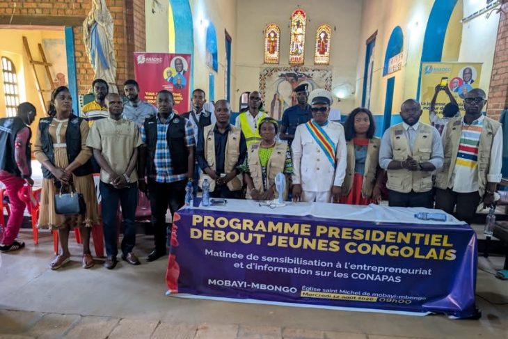 Mobayi-Mbongo : l’ANADEC mobilise plus de 1 200 jeunes autour de l’entrepreneuriat et du CONAPAS