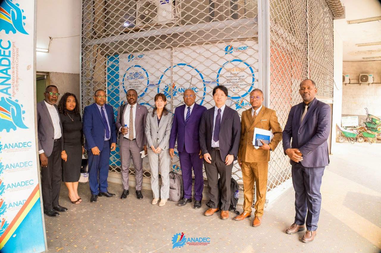 RDC-Japon : l’ANADEC et la JICA explorent de nouvelles pistes pour renforcer l’entrepreneuriat congolais