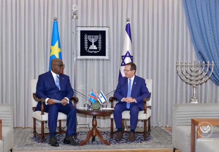 RDC-Israël : Tshisekedi renforce le partenariat stratégique avec Netanyahou et Herzog