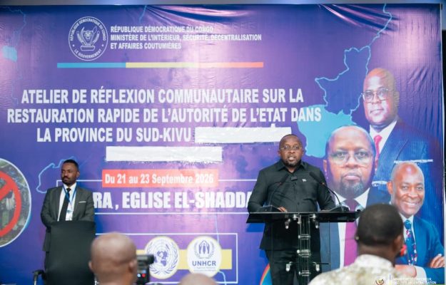 Sud-Kivu : à Uvira, Shabani Lukoo mise sur l’implication communautaire pour rétablir l’autorité de l’État