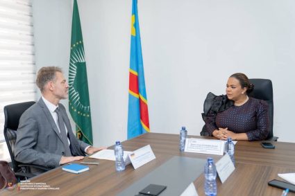 RDC–Allemagne : Thérèse Kayikwamba Wagner et Alexander Fierley échangent sur le renforcement de la coopération bilatérale et la situation humanitaire dans l’Est du pays