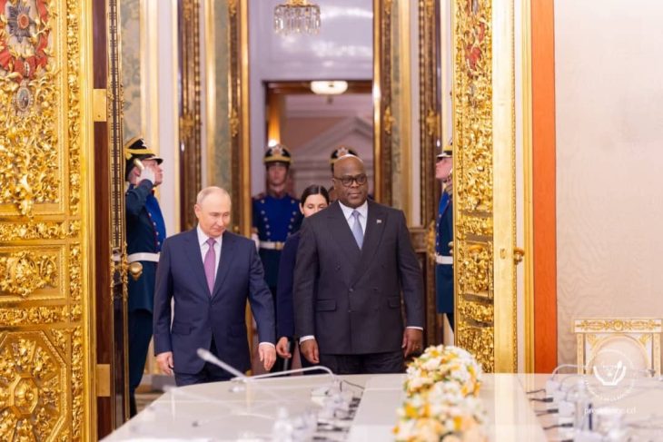 Entretien Tshisekedi-Poutine : le Président russe réaffirme la volonté de son pays de développer avec la RDC un partenariat gagnant-gagnant, respectueux de sa souveraineté et axé sur ses besoins réels